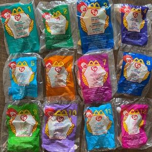 Complete set- McDonald’s Ty mini Beanie Babies